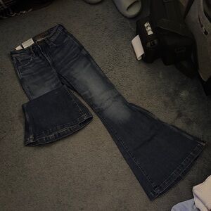 Wrangler Dark Blue Flare Jeans